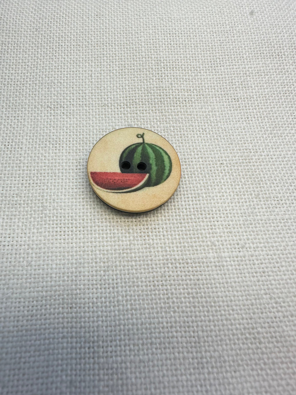 Watermelon picture button 23mm