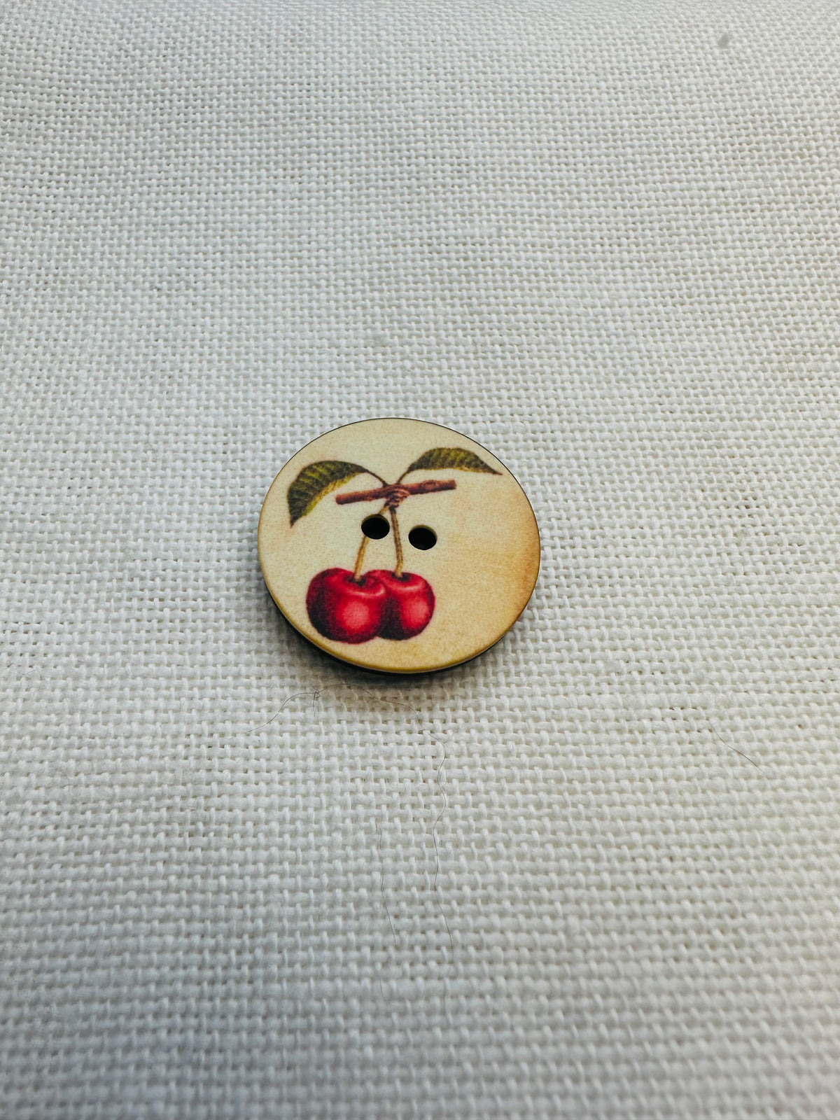 Cherry Design Button – 23mm