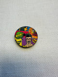 Comic Book Button – 23mm, Sold Individually