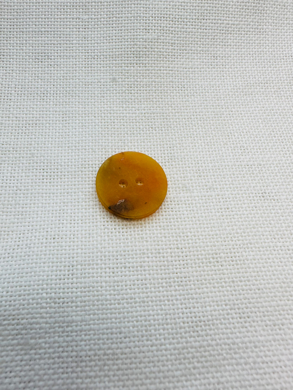 Orange Mottled Two Hole Button – 18mm