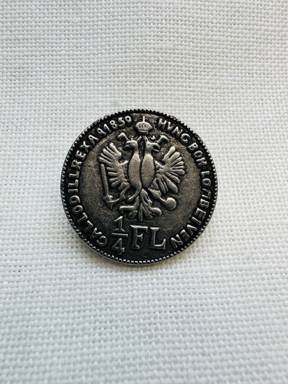Dill Metal Coin Design Button 28mm – Clearance