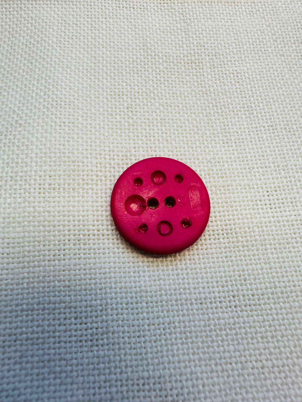 19mm Pink Swirl Button by Dill – Sold Individually