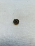 13mm Ornate Gold Tone Metal Button – Sold Individually