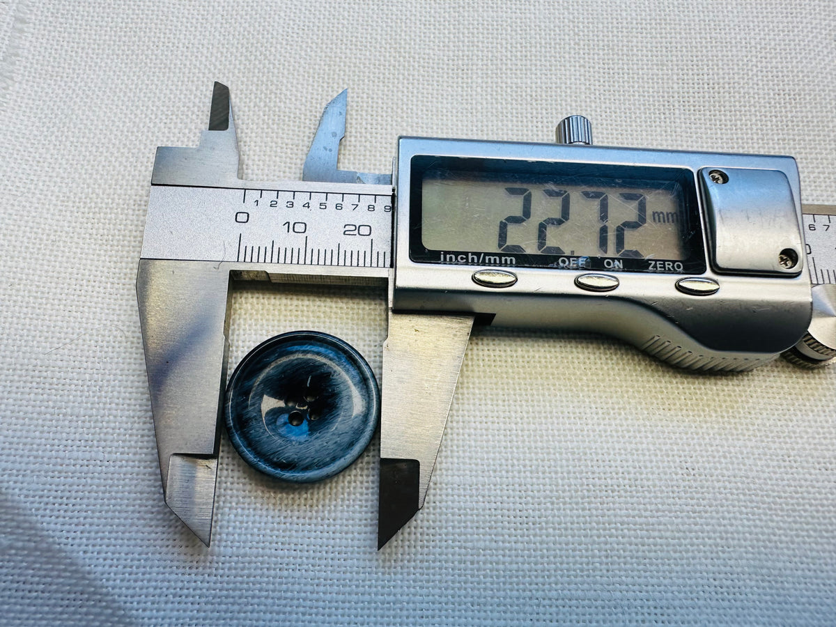 23mm Navy Button – Sold Individually