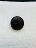 Brown Football Style Plastic Shank Button – 26mm