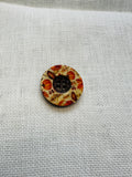 23mm Autumn Pumpkin & Leaf Button