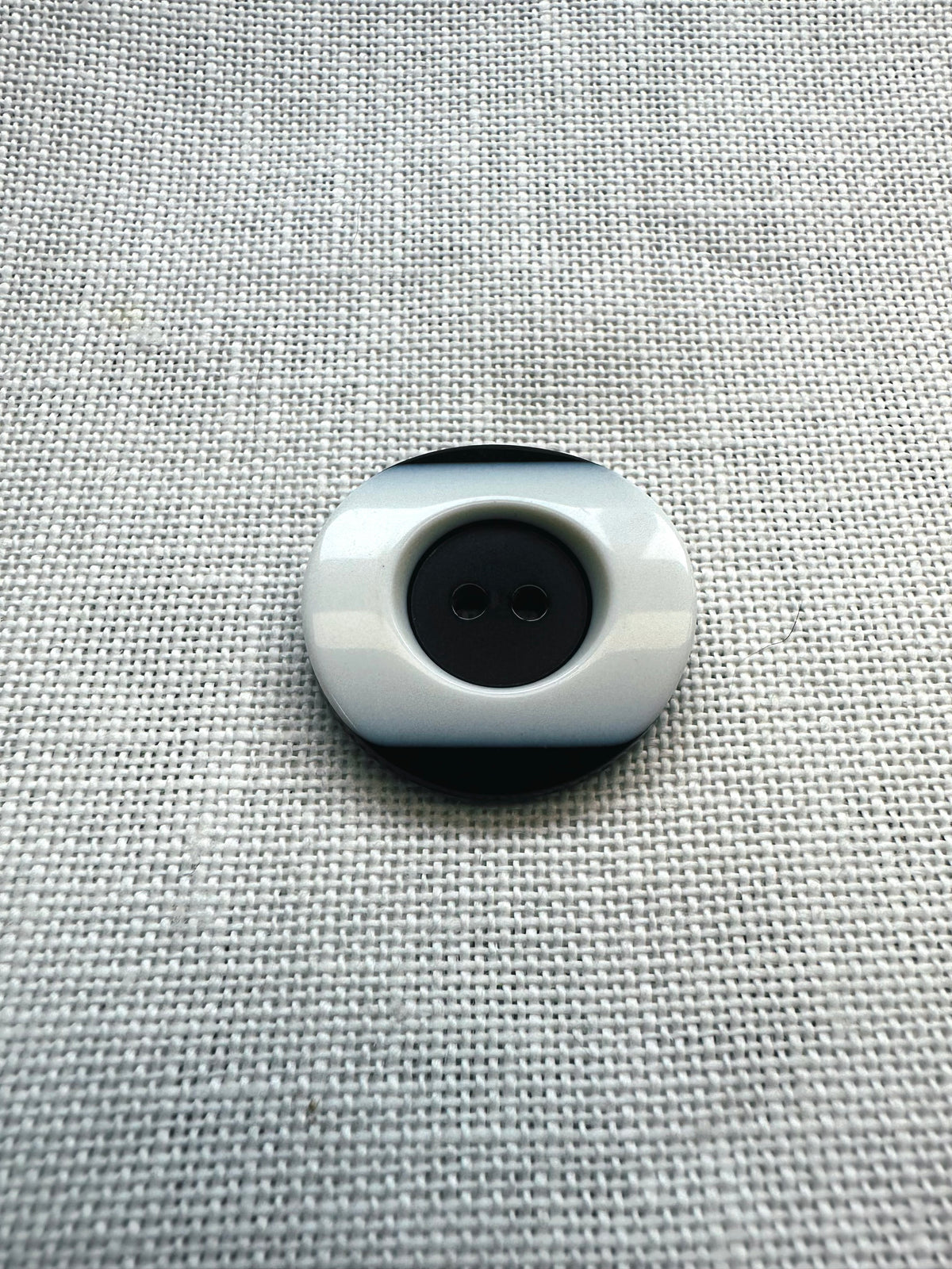 28mm Black and White Button – Sold Individually