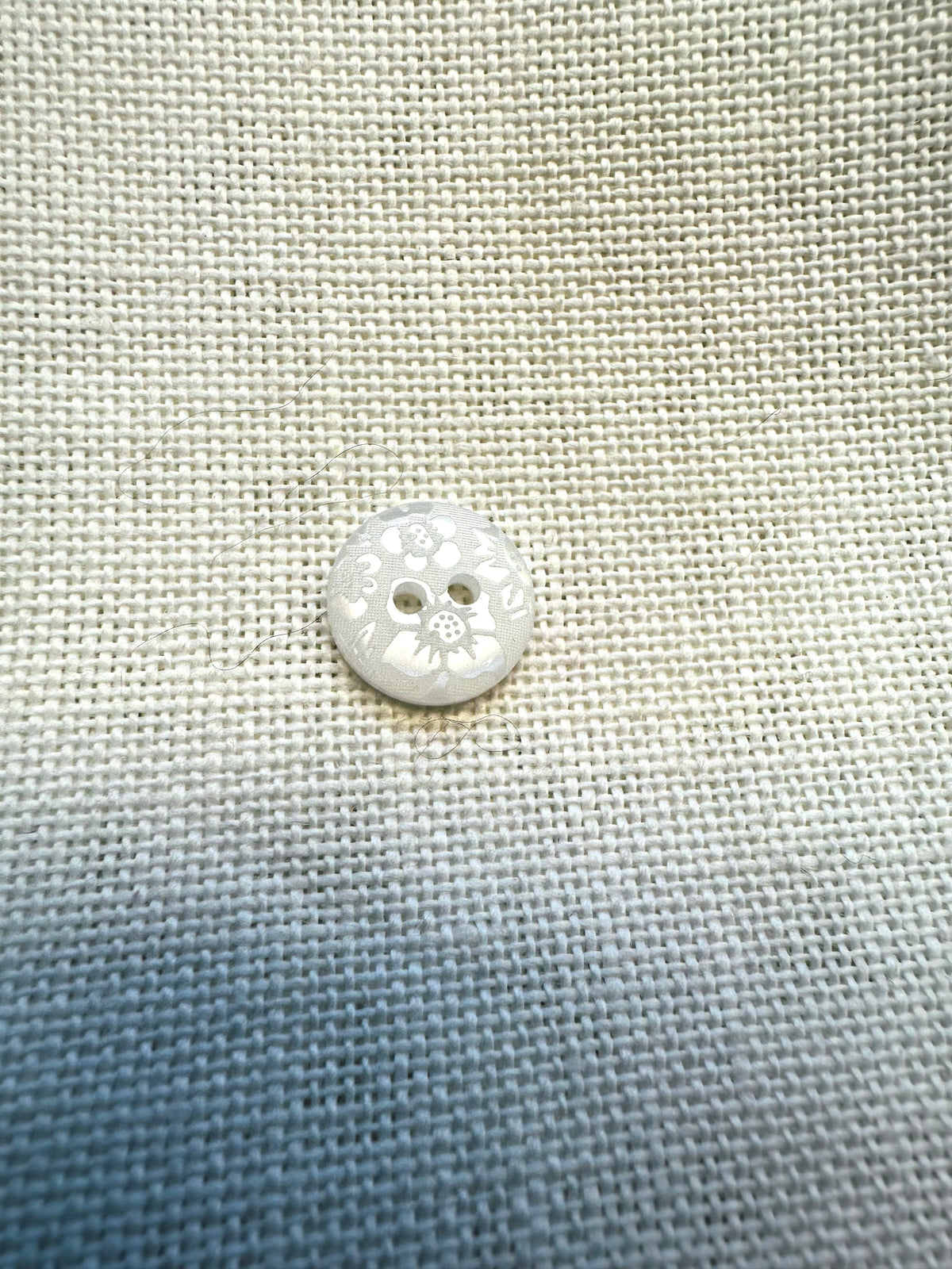 12mm Floral Damask Button – Sold Individually