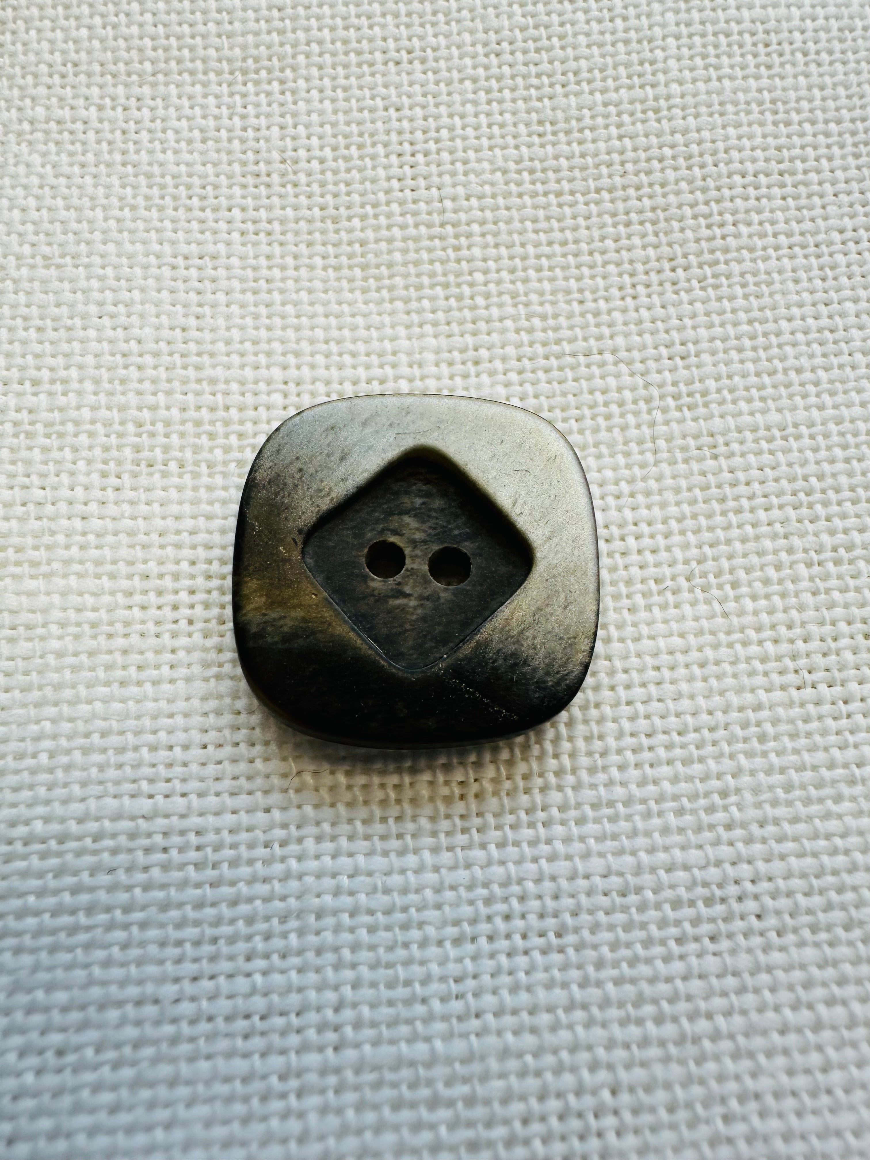 20mm Brown Square Two Hole Buttons – Sold individually