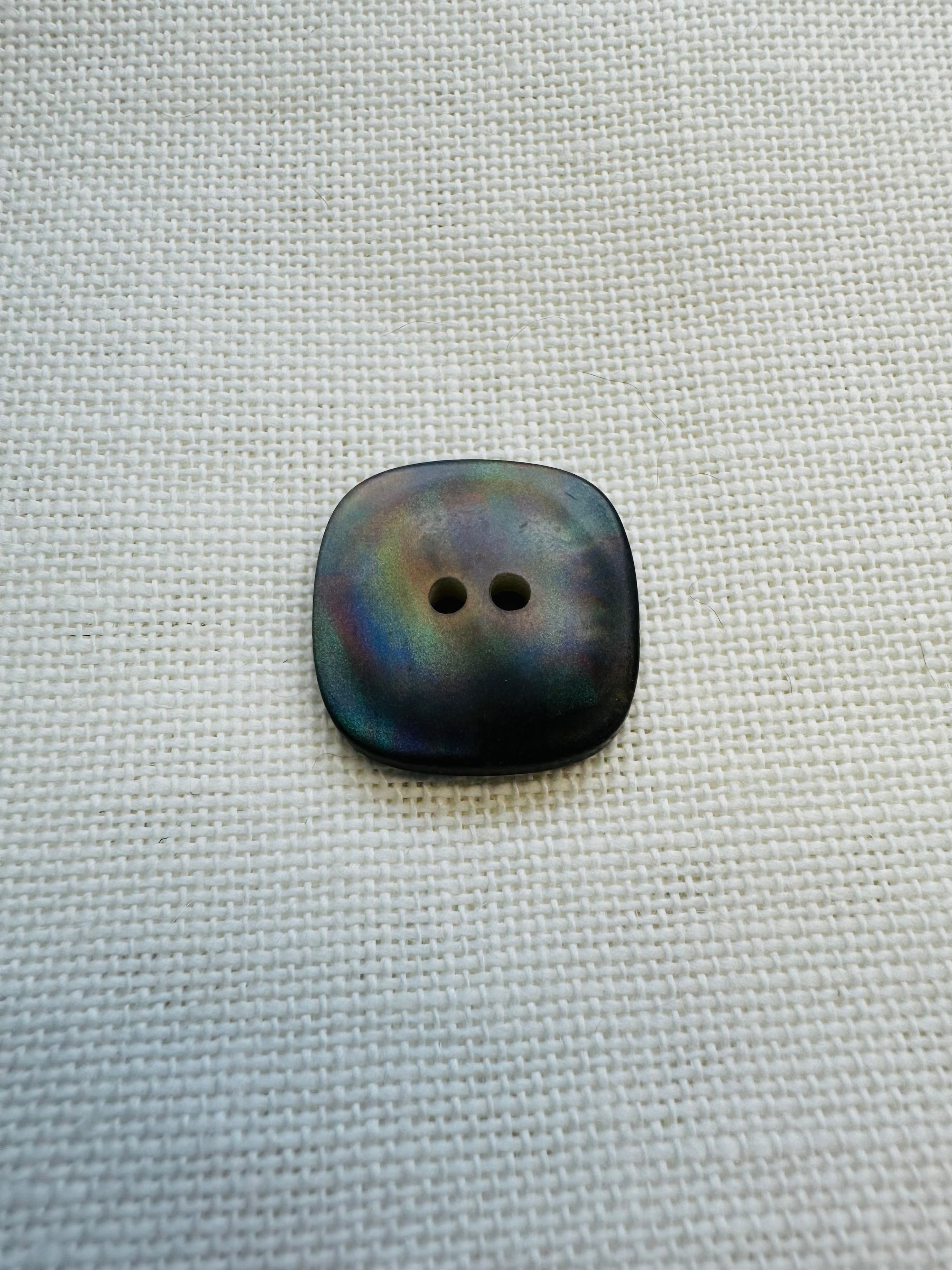 20mm Brown Square Two Hole Buttons – Sold individually