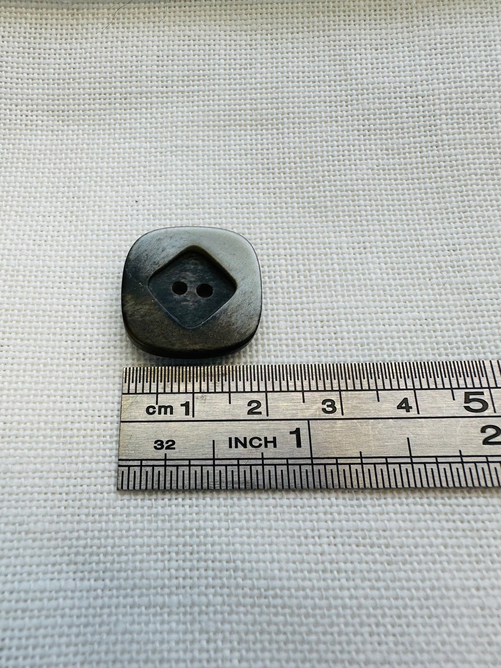 20mm Brown Square Two Hole Buttons – Sold individually