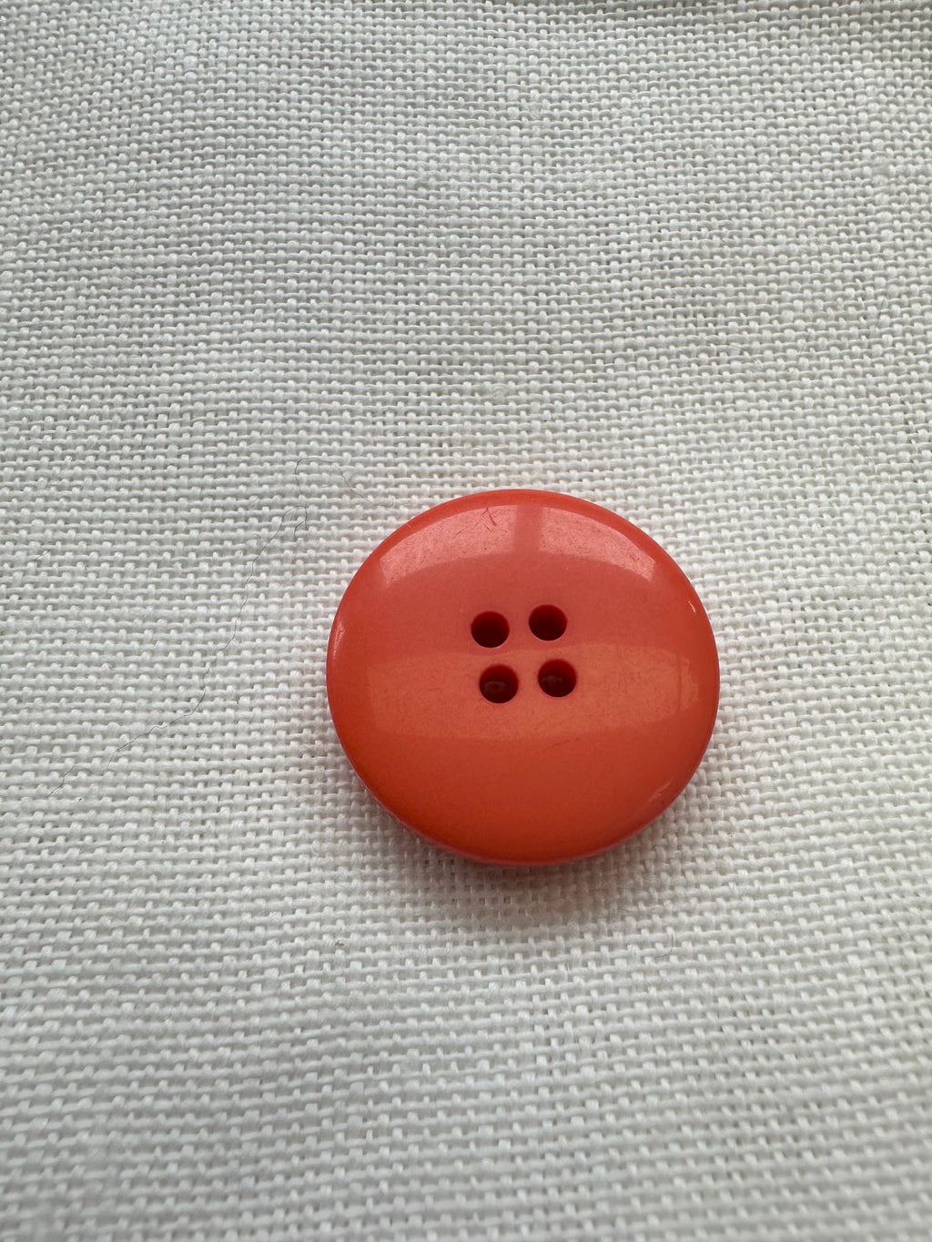 27mm Orange Square 4 Hole Button – Coat, Jacket & Cardigan Button – Sold Individually
