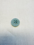 Hand Dyed Aqua Blue Buttons – 15mm Four Hole – Matching 20mm Available