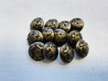 Antiqued Brass Metal Buttons – 15mm Decorative Design – Pack of 12