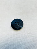 20mm Navy Marbled Button – Four Hole Sewing Button