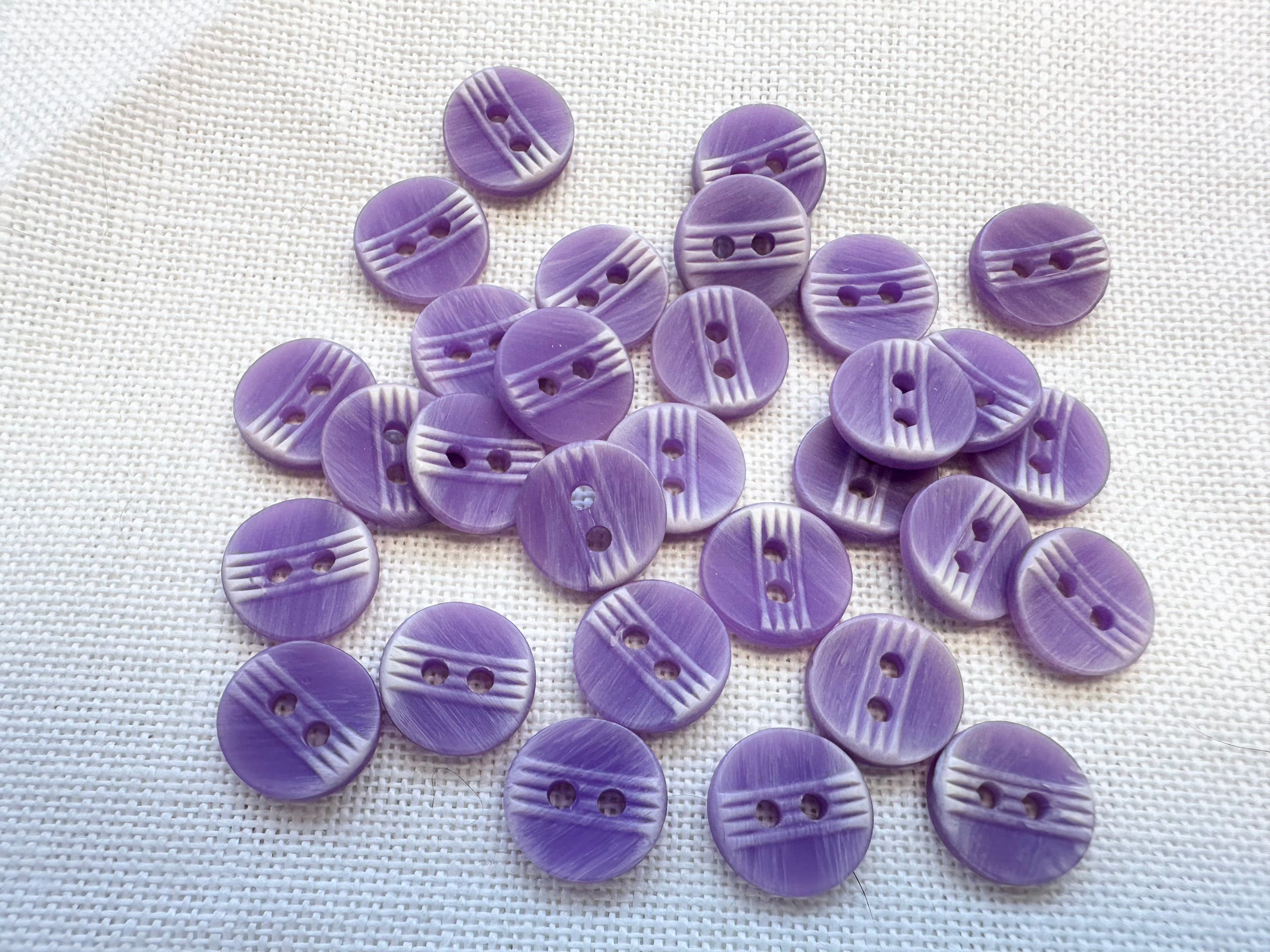 13mm Purple Bonfanti Buttons – Pack of 30 | Clearance Corner