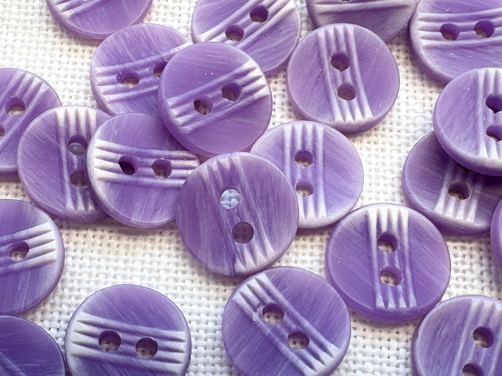 13mm Purple Bonfanti Buttons – Pack of 30 | Clearance Corner