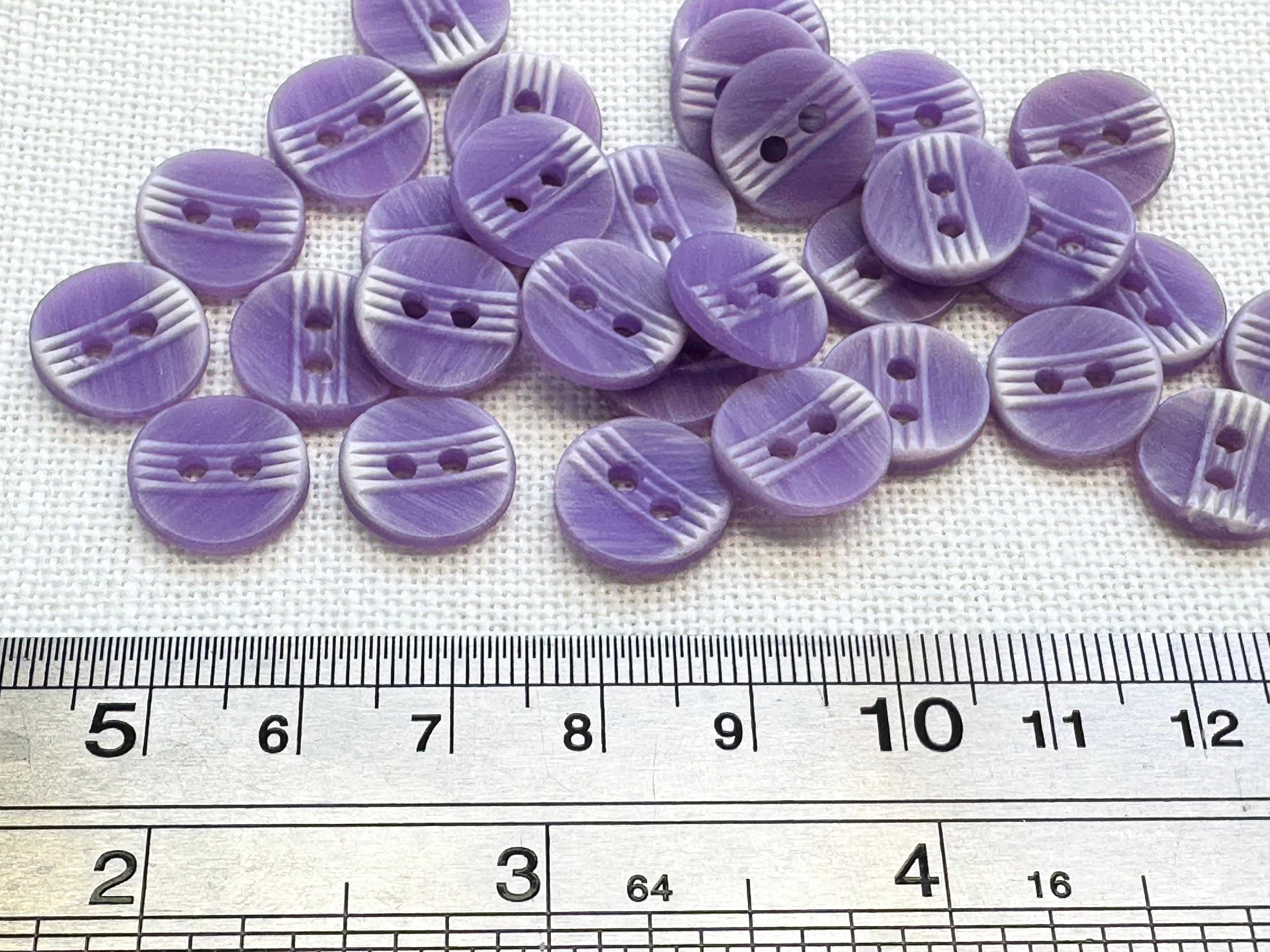 13mm Purple Bonfanti Buttons – Pack of 30 | Clearance Corner
