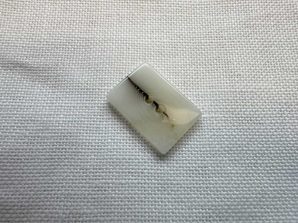Cream Abstract Line Button – 24mm – Sold Individually