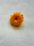 Yellow Orange Chrysanthemum Flower Button – 27mm