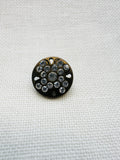 18mm Clear Rhinestone Metal Button – Sold Individually