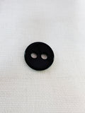Black Glossy Two-Hole Button – 23mm