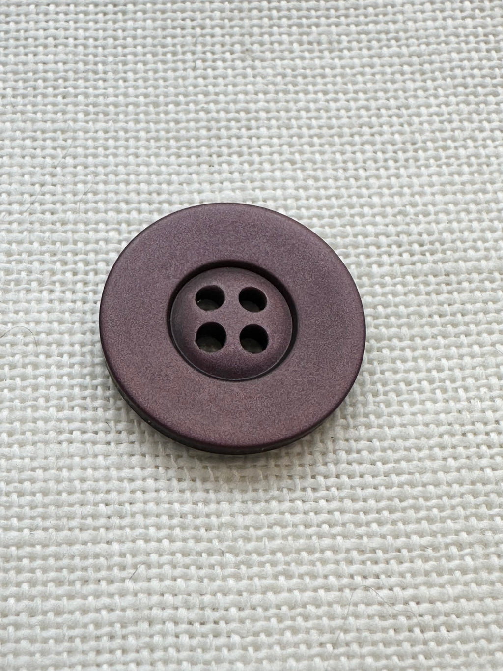 Plum Purple Four-Hole Button – 20mm