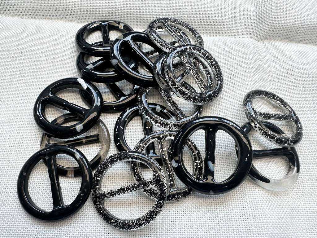 Assorted Resin Slide Buckles – 35mm – Clearance Corner