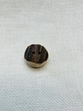 18mm Genuine Stag Horn Button – Natural Two Hole Button