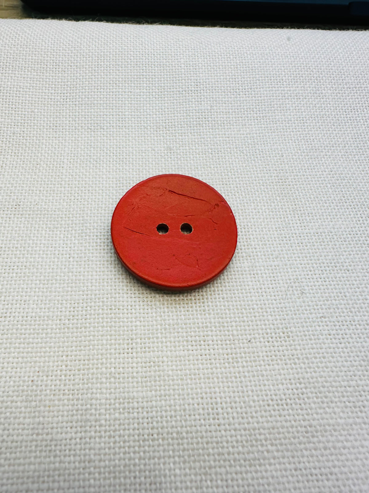 Orange Coconut Shell Eco Button – 30mm