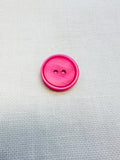 Pink Pearlised 23mm Polyester Button