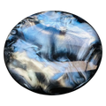 Grey Iridescent Button – 34mm Flat Shank Statement Button – Sold Individually