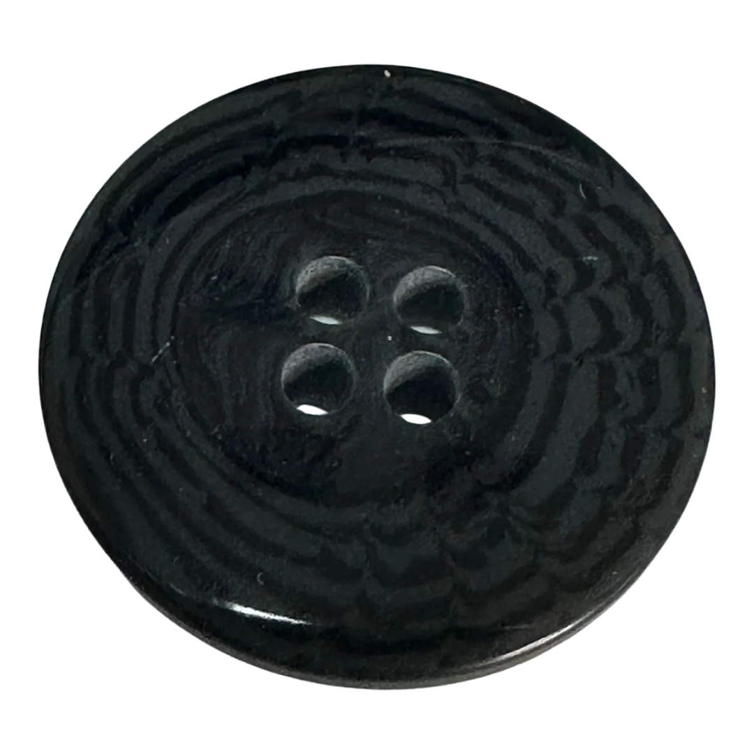 Charcoal grey button 23mm watermark design sold individually