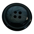 Black & Grey Jacket Button – 24mm Classic Four Hole – Matching Coat Size Available