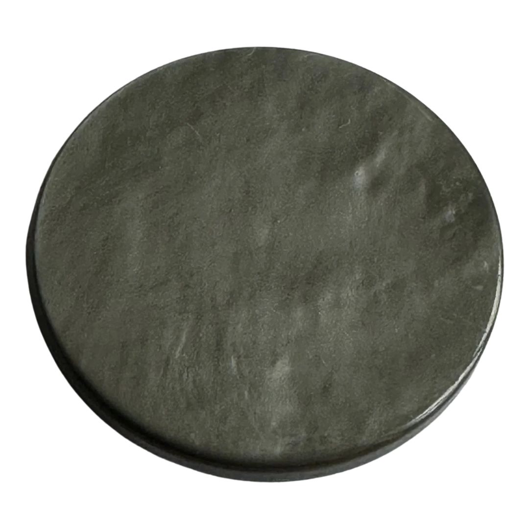 Grey button 28mm pearl finish sold individually