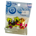 Tropicana themed button pack