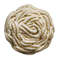 Cream Textured Rose Button – 23mm Shank Cardigan Button – Sold Individually