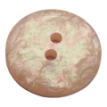 Pastel pink button 20mm iridescent pearl finish sold individually
