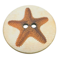 Starfish Button 35mm – Coastal Design – Sold Individually