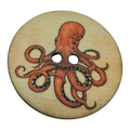 Large Octopus Button 35mm – Nautical Coastal Sewing Button – Sold Individually
