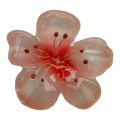 21mm Pink Blossom Flower Shank Button sold individually