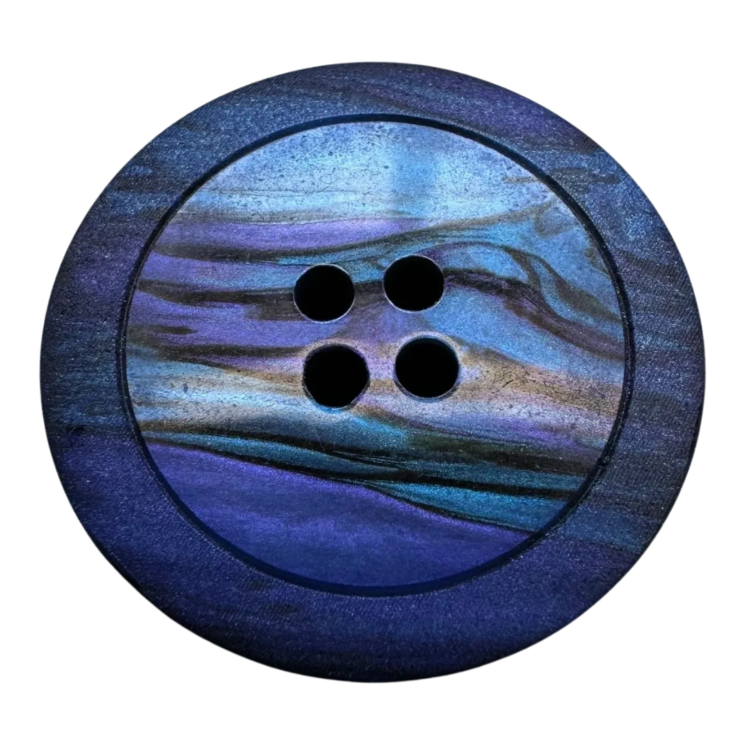 Blue Marbled Buttons 23mm cardigans, jackets sold individually