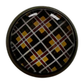 Cornish Tartan Buttons – 22mm Glass & Metal – Sold Individually