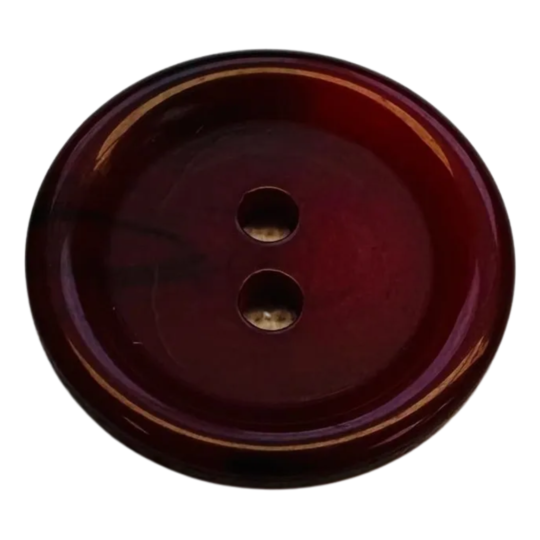 Burgundy Red Buttons – 20mm (32L / 3/4") Classic Cardigan & Jacket – Sold Individually