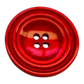 Red button 25mm pearl finish sold individually