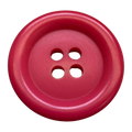 Fuchsia Pink Button 26mm – Hand Dyed Matt Finish – Sold Individually