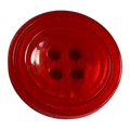 Red button 15mm pearl finish sold individually