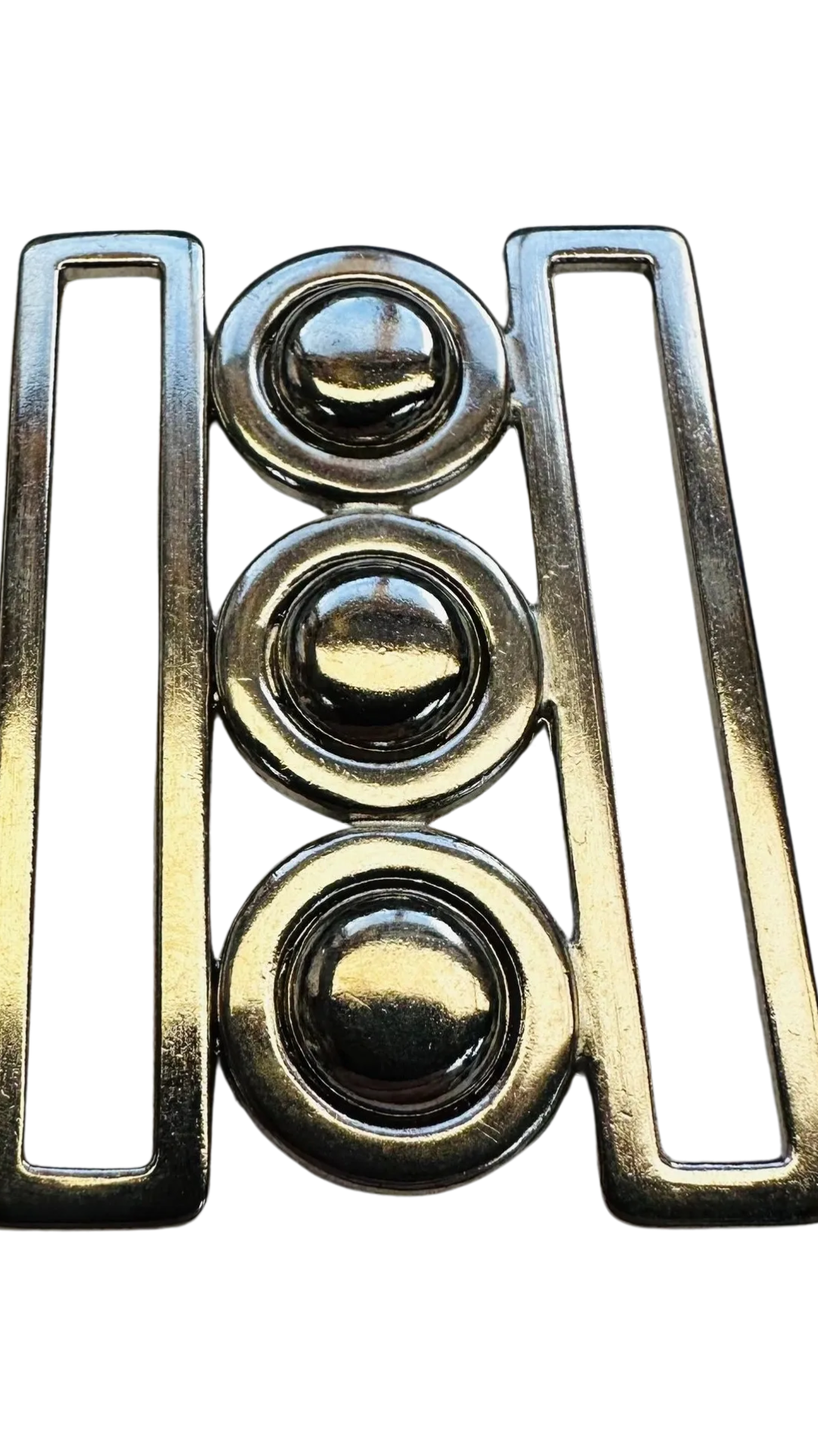 Silver Tone Metal Clasp Buckle 50mm – Statement Belt Fastener – Sold Individually