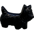 Scottie Dog Button – 17mm – Black Shank Button – Sold Individually