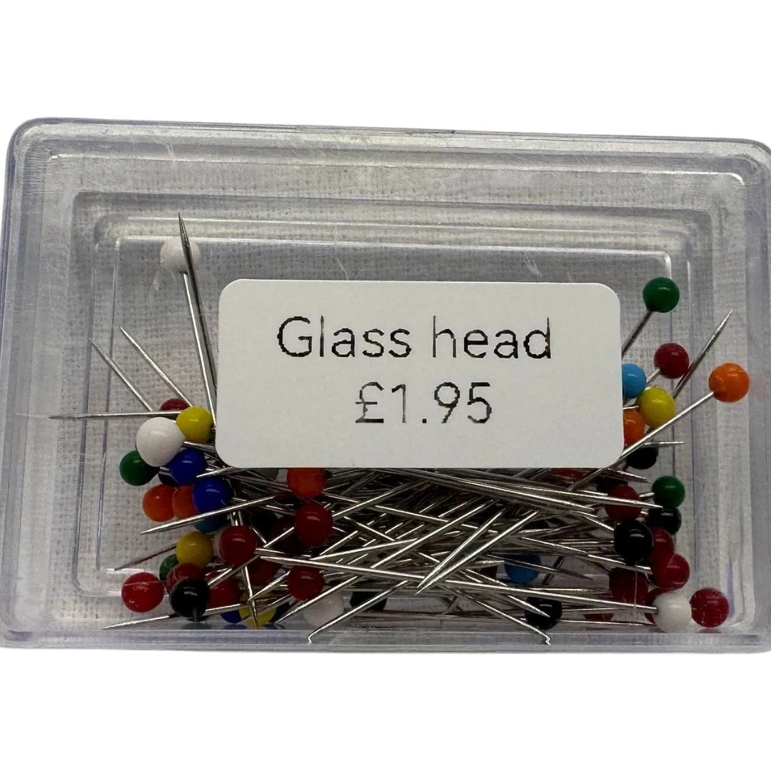 Glass Head Pins – Dressmaking & Sewing Pins